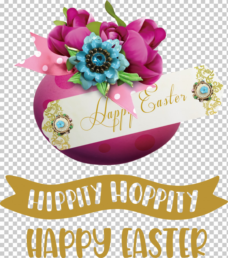 Hippity Hoppity Happy Easter PNG, Clipart, Cut Flowers, Easter Egg, Floral Arranging, Floral Design, Flower Free PNG Download