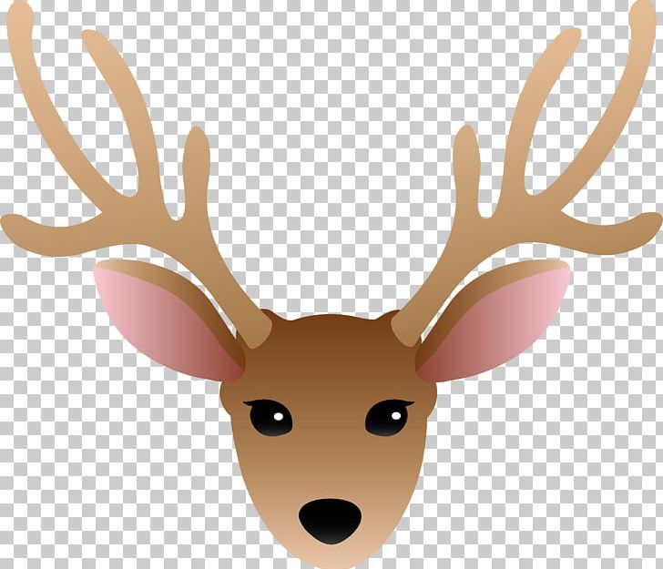 White-tailed Deer Reindeer Elk PNG, Clipart, Antler, Christmas, Cuteness, Deer, Drawing Free PNG Download