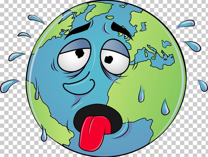 Earth Global Warming Drawing Color