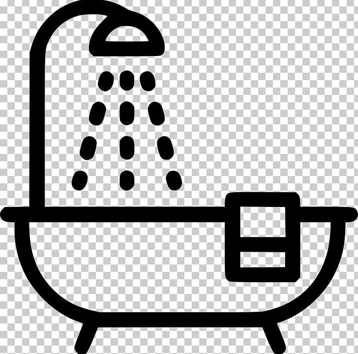 Hot Tub Bathroom Baths Computer Icons Shower PNG, Clipart, Bathroom, Baths, Bathtub, Black, Black And White Free PNG Download