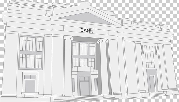Retail Banking Money Deposit Account PNG, Clipart, Angle, Architecture, Bank, Black And White, Building Free PNG Download