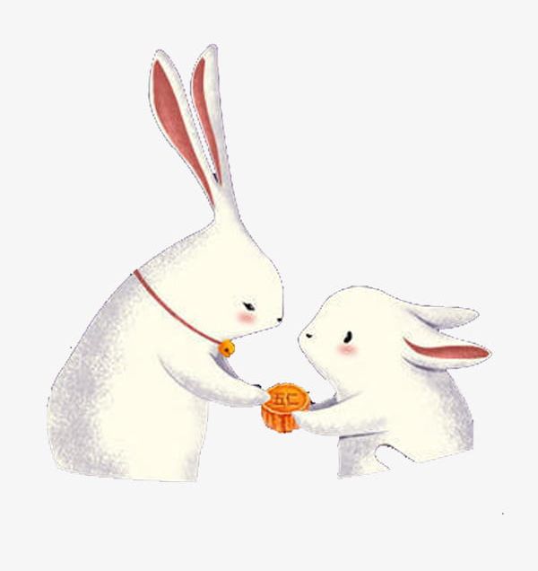 Cartoon Illustration Of Mid-autumn Rabbit PNG, Clipart, Autumn, Cake, Cartoon, Cartoon Clipart, Day Free PNG Download