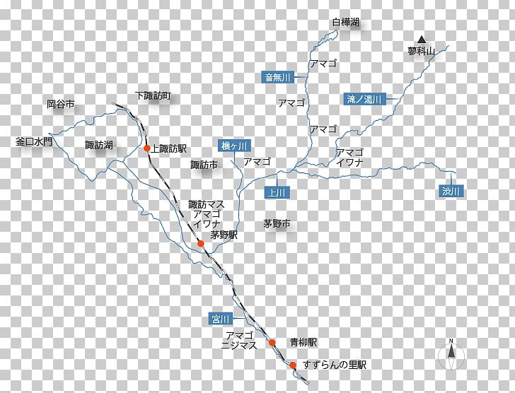 Lake Suwa Southern Yatsugatake Volcanic Group Chino River PNG, Clipart, Angle, Angling, Area, Chino, Diagram Free PNG Download