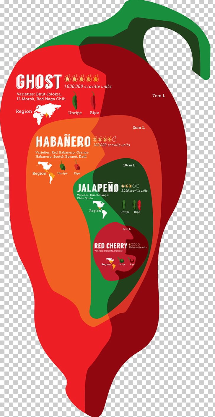 Infographic Chili Pepper Scoville Unit Bhut Jolokia Jalapeño PNG, Clipart, Bhut Jolokia, Capsicum, Chili Pepper, Content, Food Free PNG Download