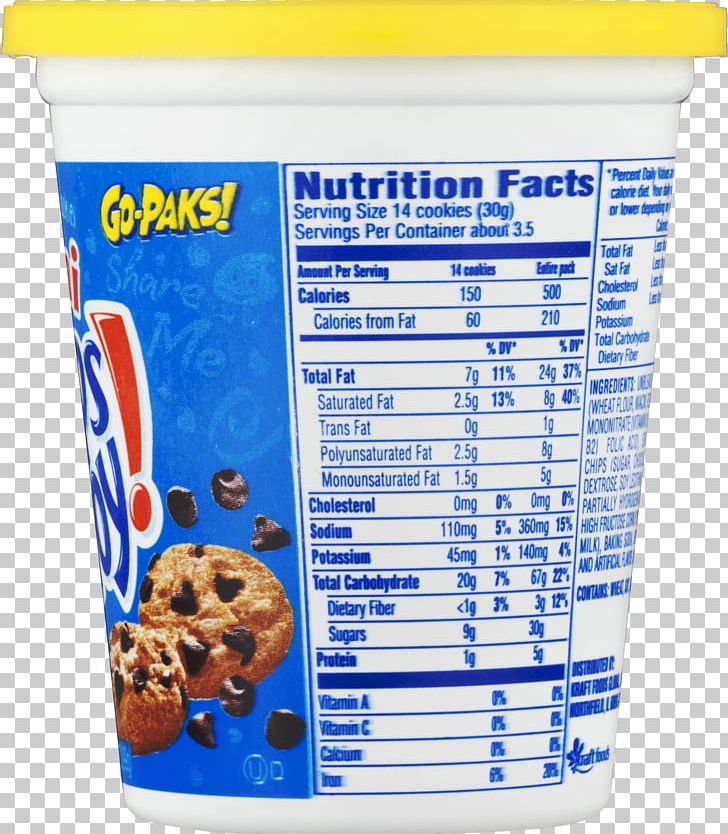 Chocolate Chip Cookie Chips Ahoy! Nutrition Facts Label PNG, Clipart, Biscuits, Calorie, Chips Ahoy, Chocolate, Chocolate Chip Free PNG Download