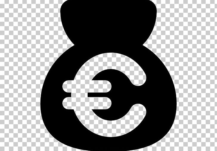 Euro Sign Money Bag Currency Symbol PNG, Clipart, Bank, Black And White, Circle, Coin, Computer Icons Free PNG Download