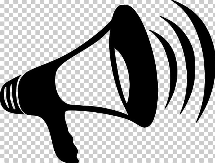 Megaphone Horn PNG, Clipart, Arm, Black, Black And White, Cheerleading, Document Free PNG Download