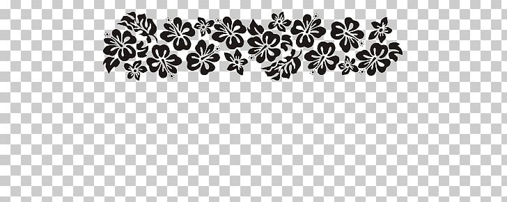 Hawaii Flower Ornament Pattern PNG, Clipart, Advertising, Black, Black And White, Digital Image, Drawing Free PNG Download