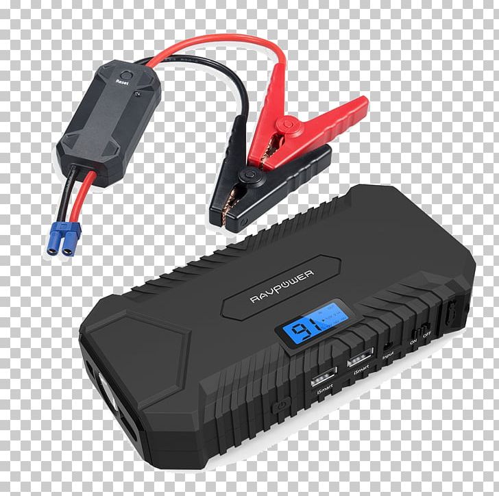 Battery Charger Car Jump Start RAVPower Starter PNG, Clipart, Ac Adapter, Adapter, Cable, Car, Computer Component Free PNG Download