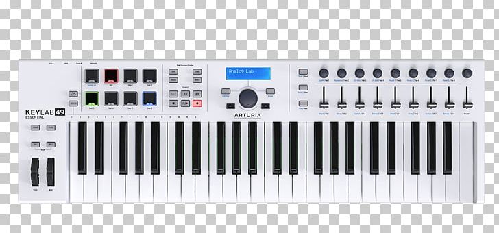 Arturia MiniLab MKII MIDI Controllers Arturia KeyLab 49 PNG, Clipart, Arturia, Controller, Digital Audio Workstation, Digital Piano, Essential Free PNG Download