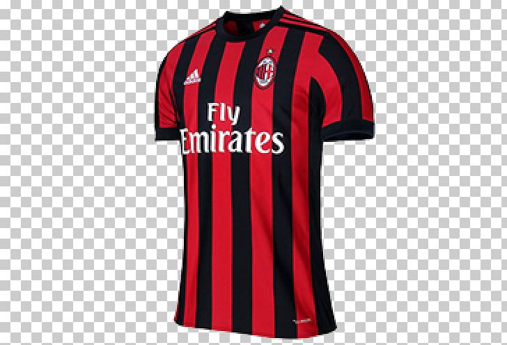 A.C. Milan Serie A Kit Jersey Adidas PNG, Clipart, Ac Milan, Active Shirt, Adidas, Bicycle Jersey, Clothing Free PNG Download
