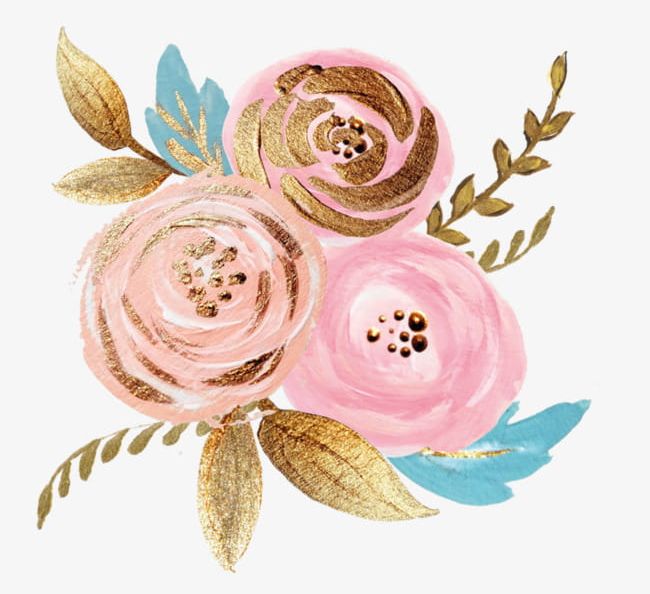Hand-painted Flowers PNG, Clipart, Cartoon, Decoration, Flowers, Flowers Clipart, Hand Free PNG Download