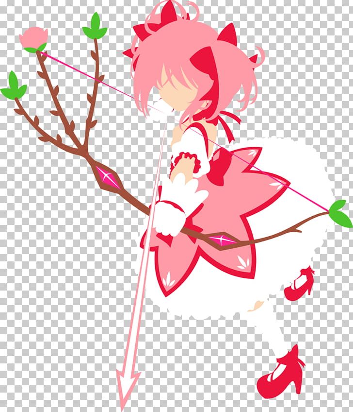 Madoka Kaname Floral Design Graphic Design Minimalism PNG, Clipart, Art, Artwork, Branch, Character, Deviantart Free PNG Download