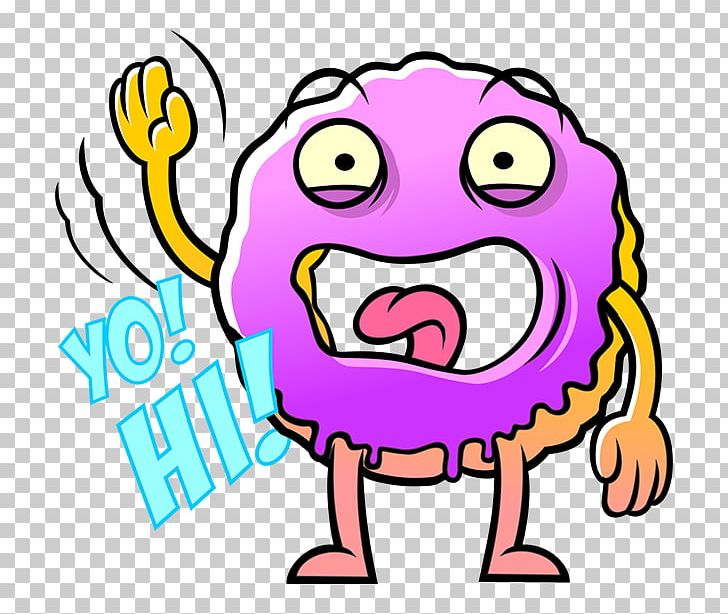 Sticker Telegram Emoji PNG, Clipart, Area, Artwork, Behavior, Donut, Donuts Free PNG Download