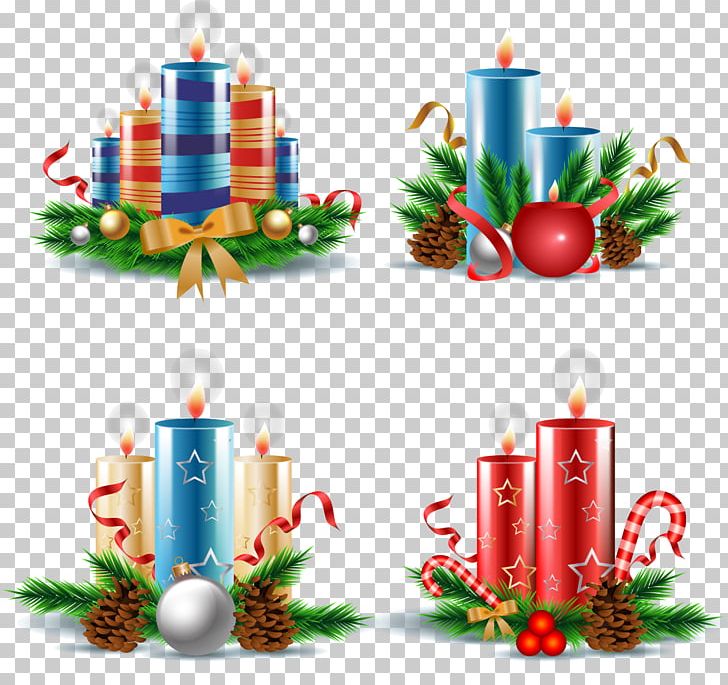 Christmas Tree Candle Euclidean PNG, Clipart, Candles, Cartoon Christmas, Cartoon Couple, Cartoon Decoration, Christmas Decoration Free PNG Download