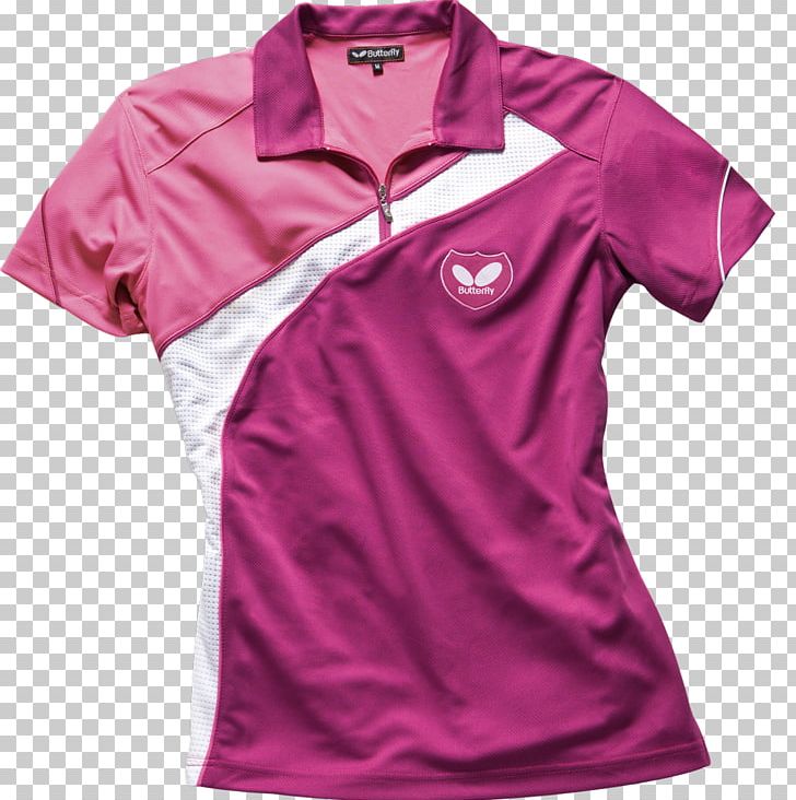 T-shirt Polo Shirt Collar Sleeve Tennis Polo PNG, Clipart, Active Shirt, Clothing, Collar, Jersey, Magenta Free PNG Download