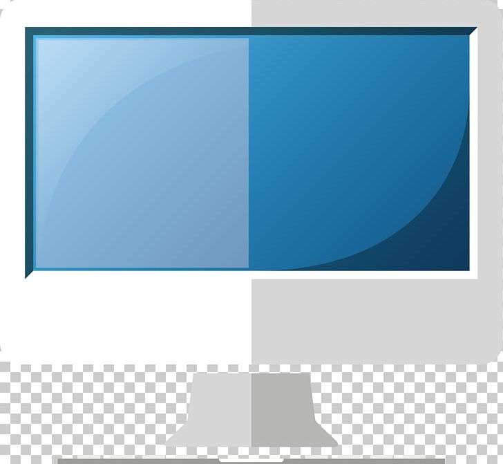 Computer Monitor PNG, Clipart, Angle, Azure, Blue, Blue Background, Computer Free PNG Download