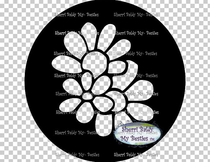 Flower White Brand Font PNG, Clipart, Black And White, Brand, Circle, Flower, Monochrome Free PNG Download