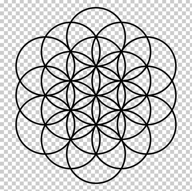 Overlapping Circles Grid Symbol Coldplay Tree Of Life PNG, Clipart, Black And White, Extraterrestrial Life, Flower, Flower Of Life, Hati Free PNG Download