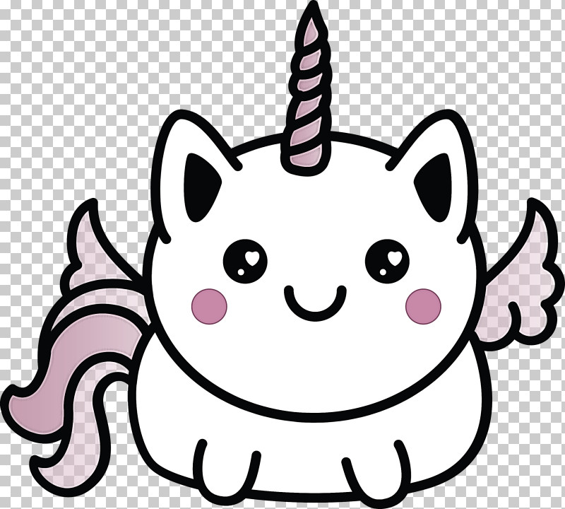 White Pink Facial Expression Head Cat PNG, Clipart, Cartoon, Cartoon Unicorn, Cat, Cheek, Coloring Book Free PNG Download