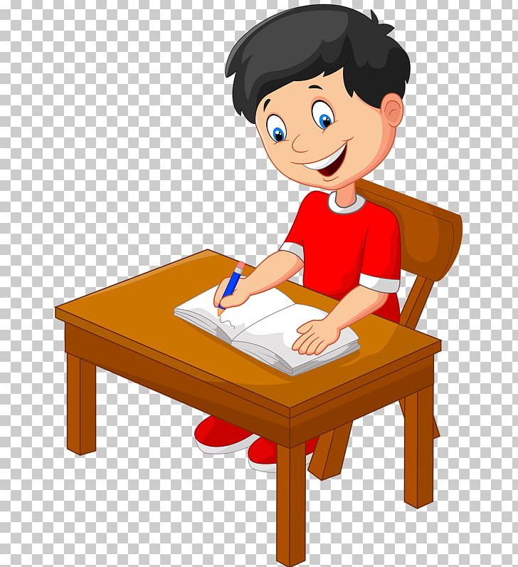 Cartoon Stock Photography Writing Illustration PNG, Clipart, Boy, Chair, Child, Clip Art, Com Free PNG Download