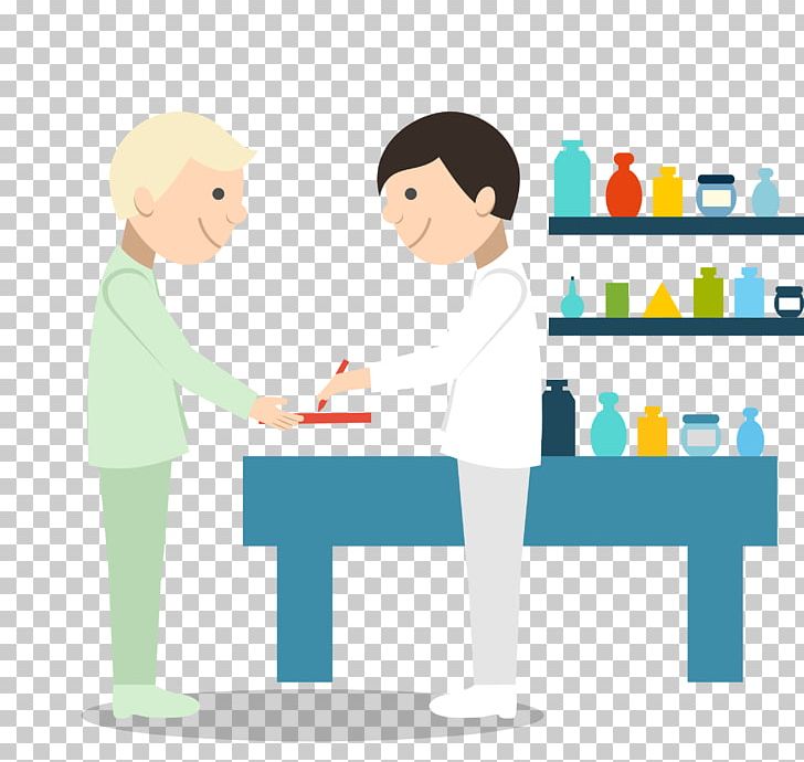Pharmacist Hospital Pharmacy PNG, Clipart, Blue, Cartoon Pattern, Child, Conversation, Encapsulated Postscript Free PNG Download