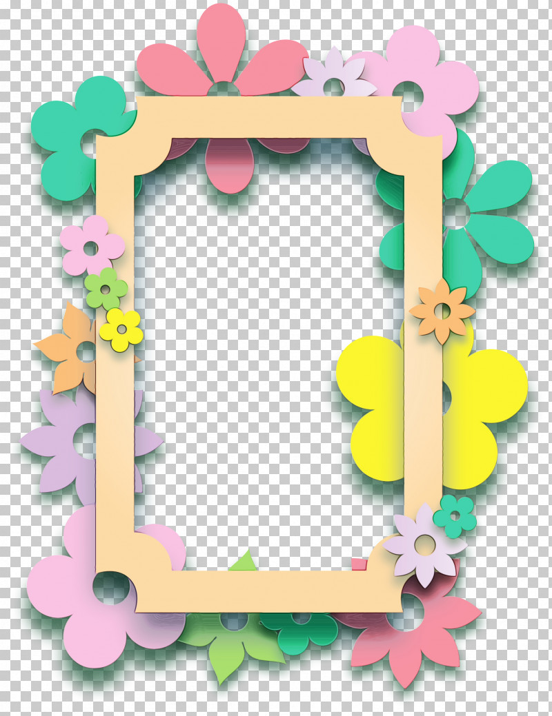 Picture Frame PNG, Clipart, 2021 Spring Frame, Floral Design, Green, Happy Spring, Infant Free PNG Download