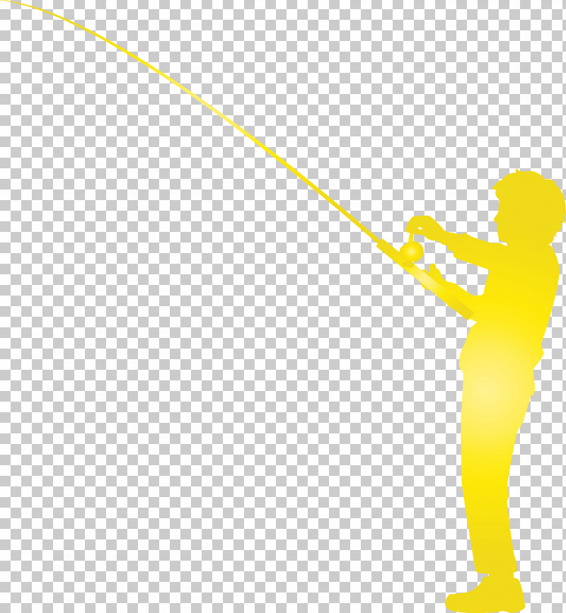 Sports Equipment Yellow Recreation Happiness PNG, Clipart, Behavior, Equipment, Fisherman, Fishing, Happiness Free PNG Download