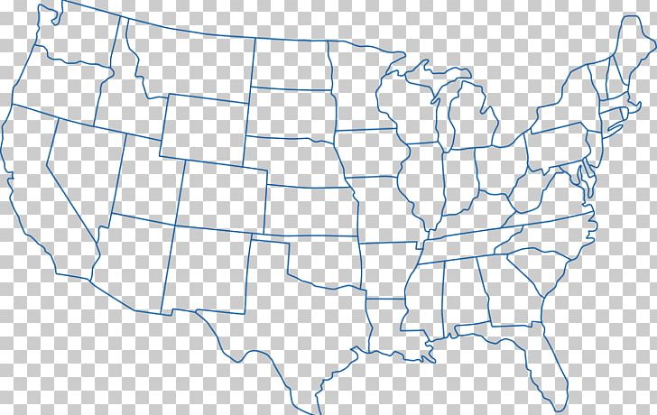 blank us map with state outlines