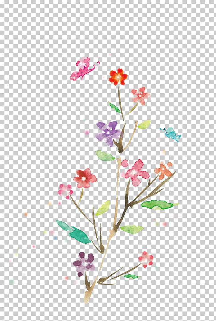 Illustration PNG, Clipart, Branch, Butterfly, Color, Color Splash, Computer Free PNG Download