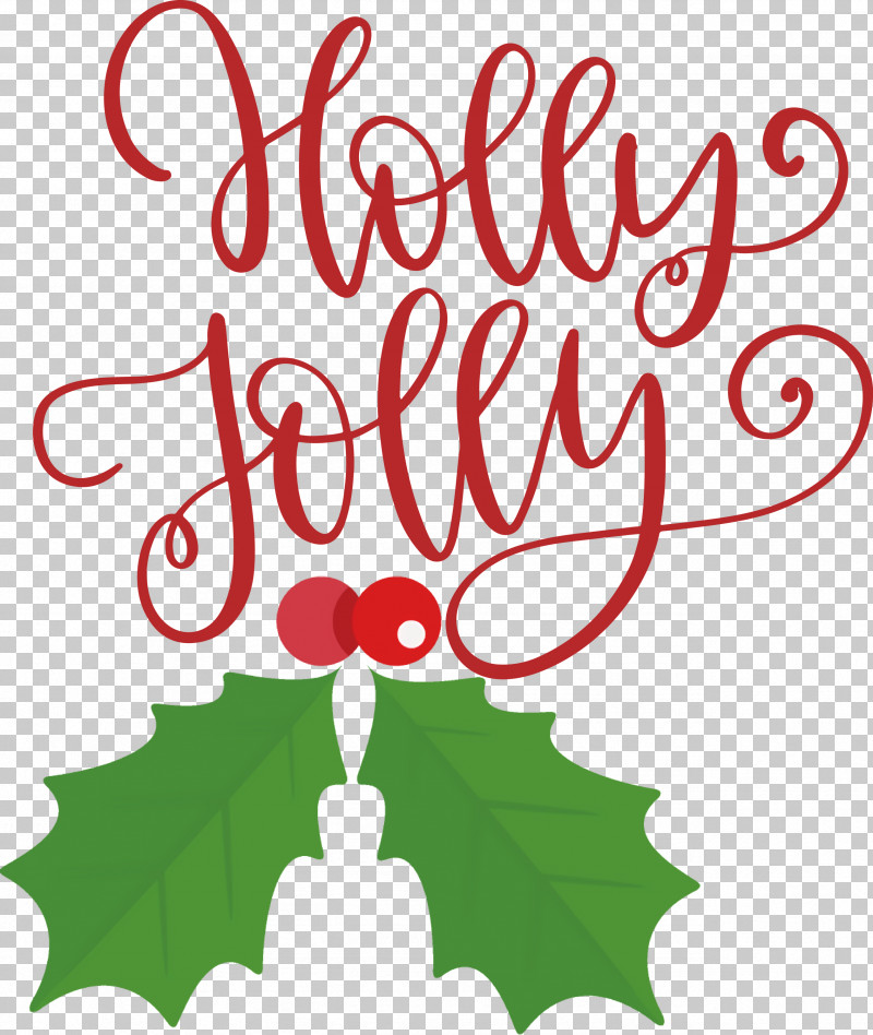 Holly Jolly Christmas PNG, Clipart, Christmas, Christmas Day, Flora, Floral Design, Holly Jolly Free PNG Download