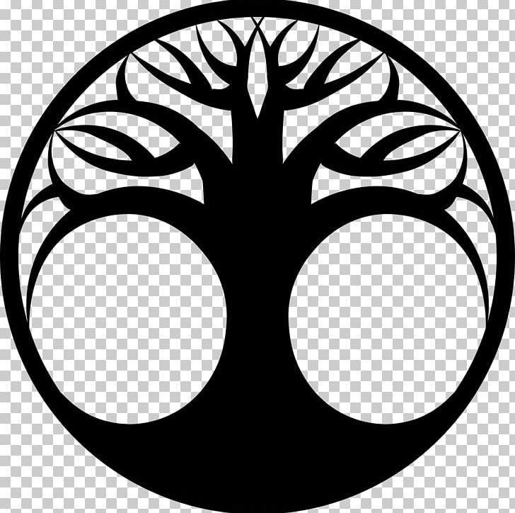 Tree Of Life Silhouette PNG, Clipart, Animals, Black, Black And White, Circle, Clip Art Free PNG Download