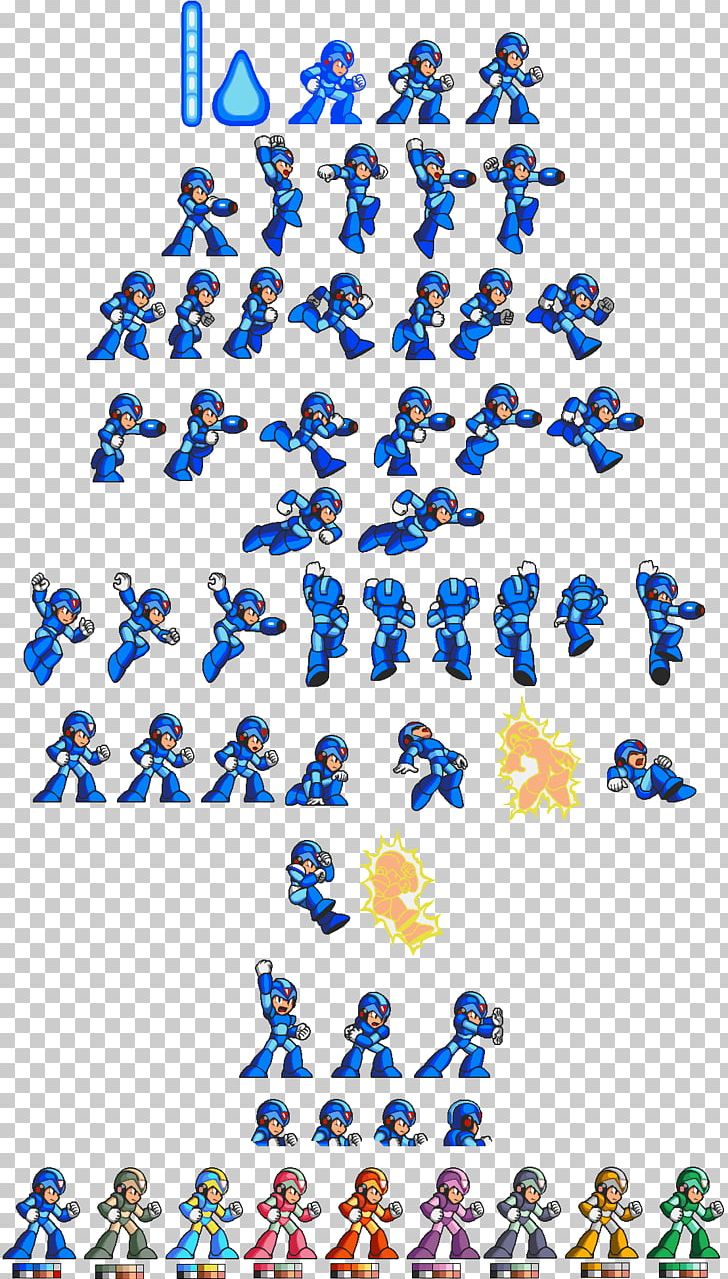 Mega Man X2 Sprites