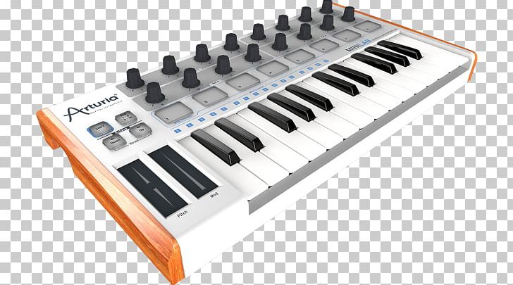 Sound Synthesizers MIDI Keyboard Arturia MIDI Controllers PNG, Clipart, Analog Synthesizer, Digital Piano, Electronics, Midi, Music Free PNG Download