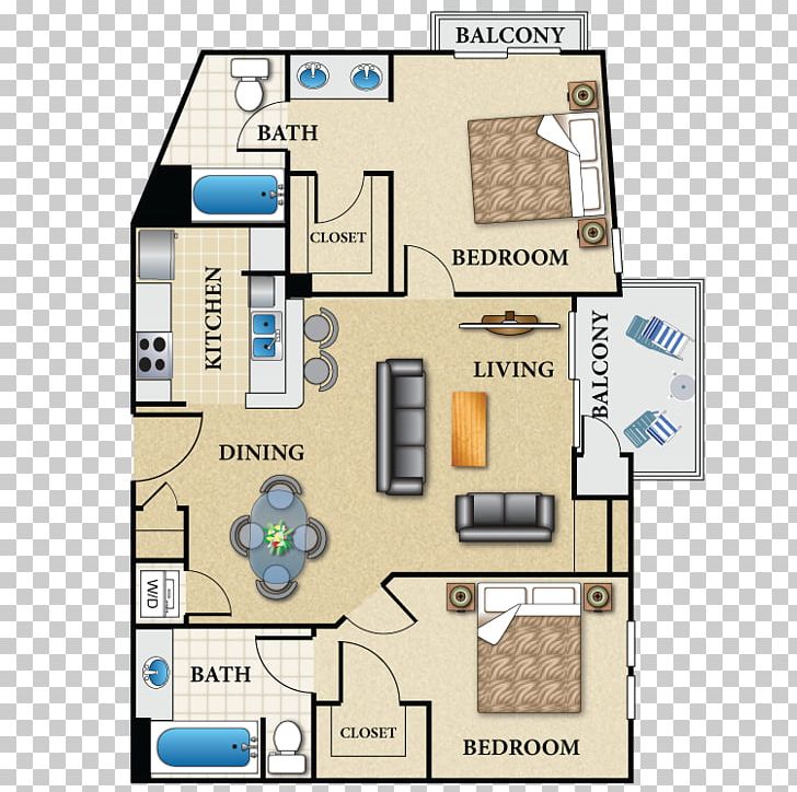 Floor Plan Medici Apartments Air Conditioning PNG, Clipart, Air Conditioning, Apartment, Area, Bathroom, Bed Free PNG Download