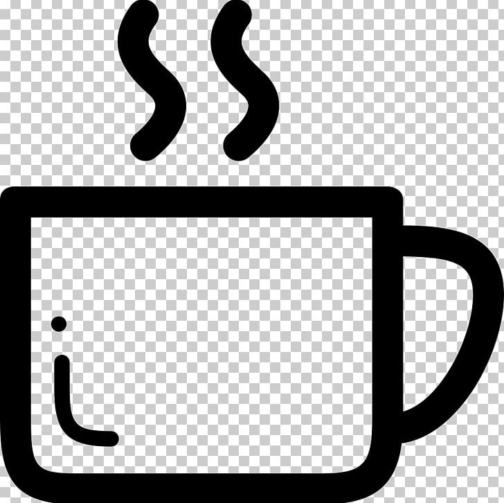 Coffee Cup Mug Computer Icons Drink PNG, Clipart, Area, Black, Black And White, Brand, Coffee Free PNG Download