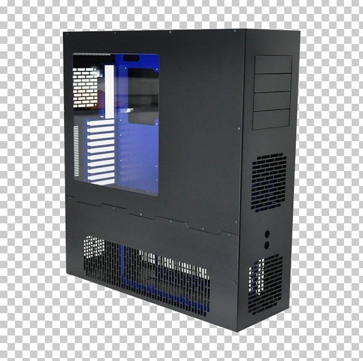 Computer Cases & Housings Computer System Cooling Parts ATX Water Cooling Personal Computer PNG, Clipart, Atx, Black Blue, Blue, Cable Management, Computer Free PNG Download