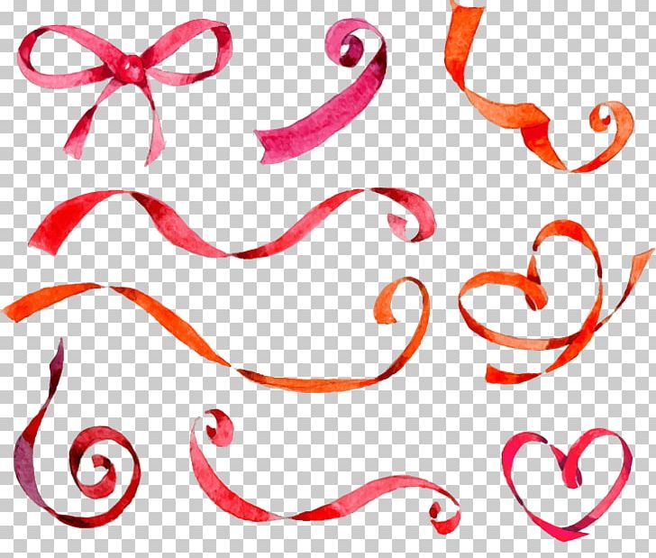 Ribbon Watercolor Painting Drawing PNG, Clipart, Bow, Color, Drawing, Drawing Vector, Euclidean Vector Free PNG Download