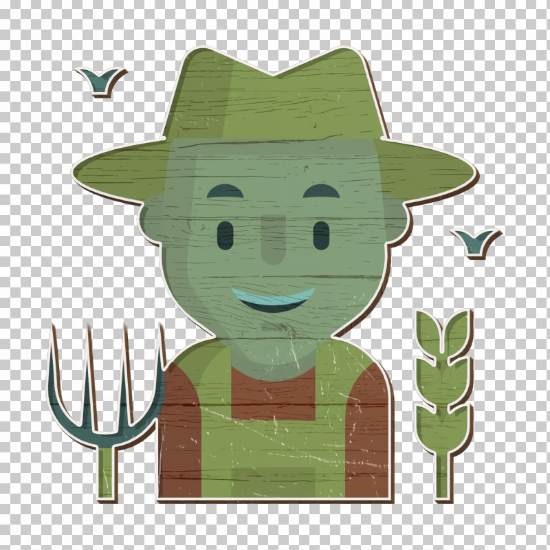 Professions And Jobs Icon Professions And Jobs Icon Farmer Icon PNG, Clipart, Cartoon, Character, Farmer Icon, Green, Mtree Free PNG Download