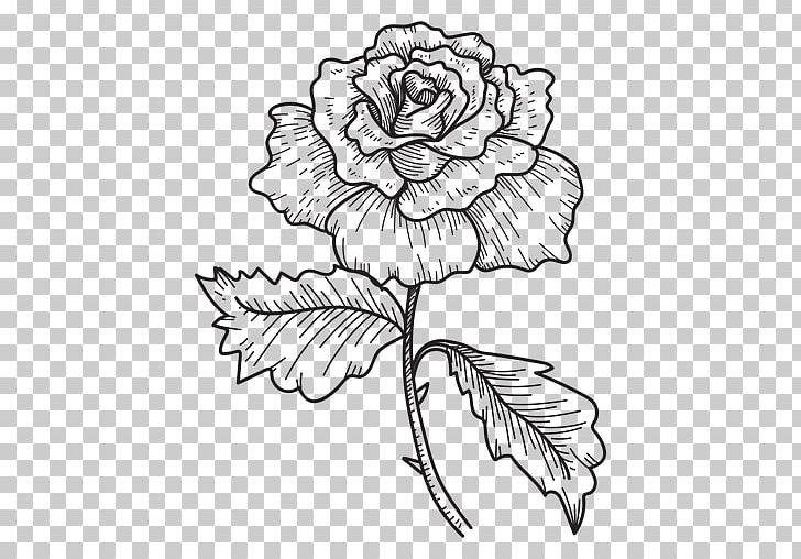 Flower Drawing Art PNG, Clipart, Art, Artwork, Black And White, Creative Arts, Cut Flowers Free PNG Download