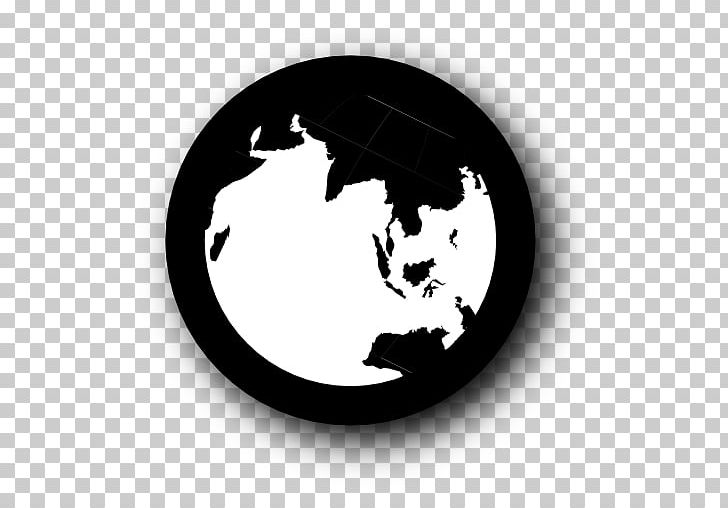 Globe Earth Computer Icons PNG, Clipart, 2d Computer Graphics, Black And White, Circle, Computer Icons, Computer Wallpaper Free PNG Download