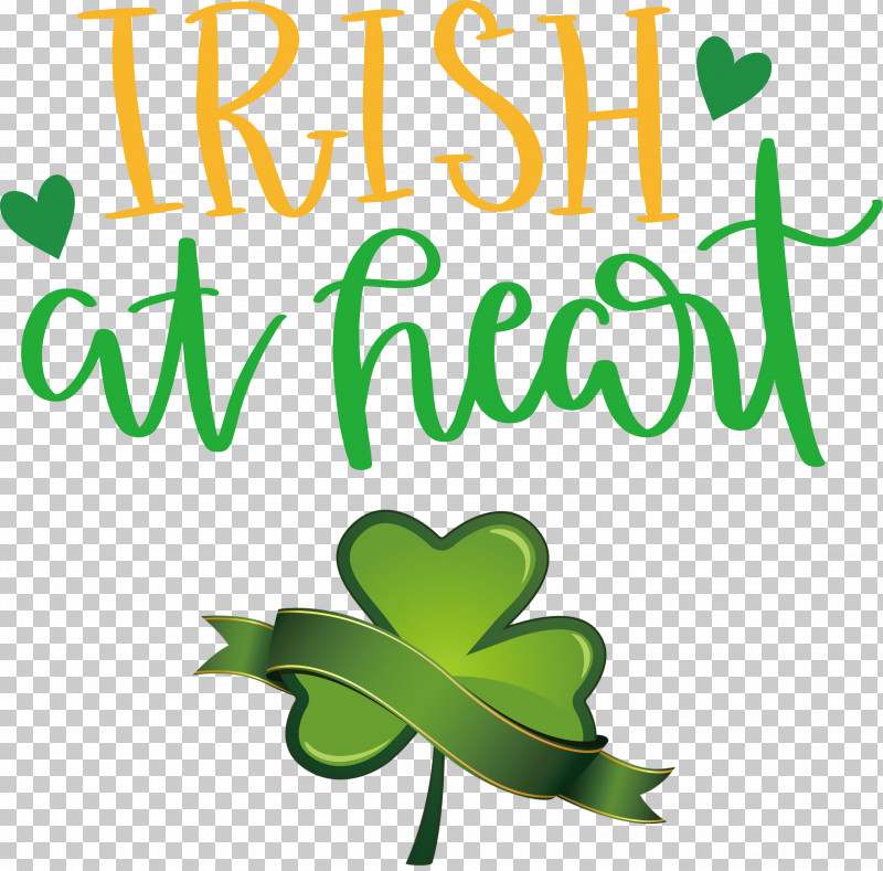 Saint Patrick Patricks Day Irish At Heart PNG, Clipart, Biology, Green, Leaf, Meter, Mtree Free PNG Download