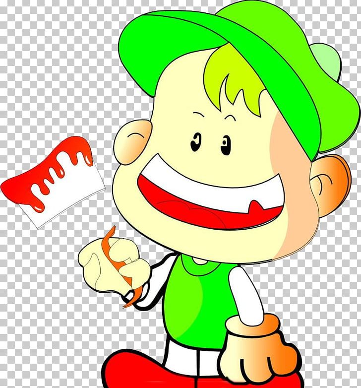 Cartoon Paint Chinalack PNG, Clipart, Brush, Children, Fictional Character, Food, Hand Free PNG Download