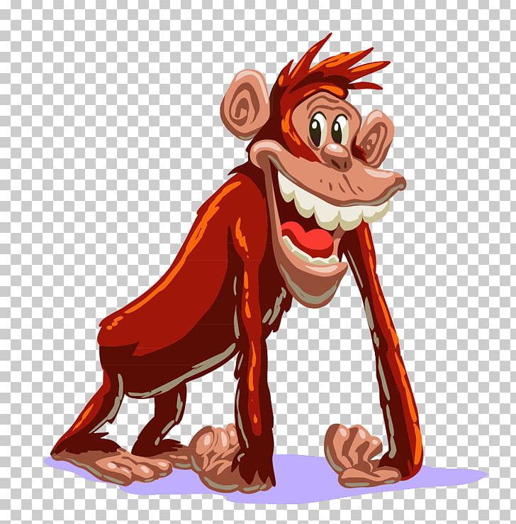 Primate Ape Monkey Cartoon PNG, Clipart, Animal, Animals, Art, Balloon Cartoon, Big Cats Free PNG Download