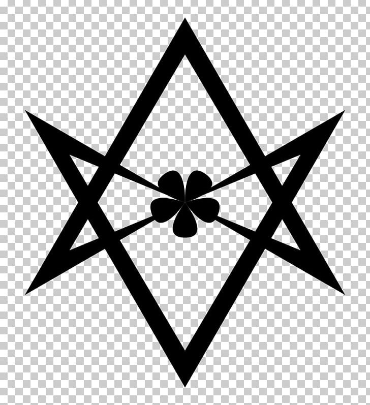 The Book Of The Law Unicursal Hexagram Thelema Symbol PNG, Clipart, Aiwass, Aleister Crowley, Angle, Black And White, Book Of The Law Free PNG Download