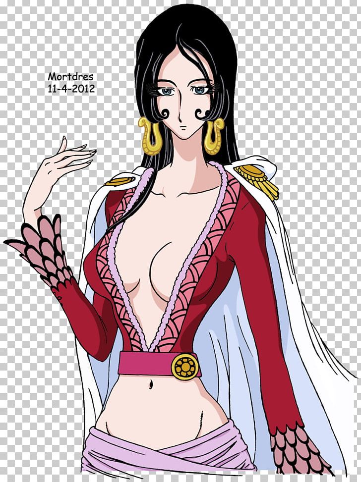 Boa Hancock Drawing Monkey D. Luffy Nami PNG, Clipart, Abdomen, Anime, Arm, Black Hair, Brown Hair Free PNG Download