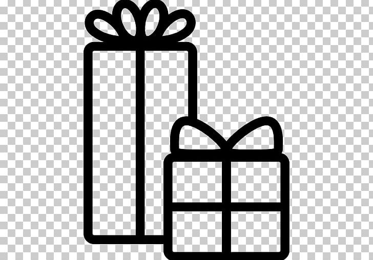 Gift Wrapping Computer Icons Birthday PNG, Clipart, Area, Birthday, Black, Black And White, Box Free PNG Download