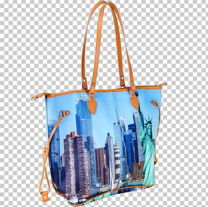 Statue Of Liberty Tote Bag Handbag Leather PNG, Clipart, Azure, Bag, Electric Blue, Fashion Accessory, Handbag Free PNG Download