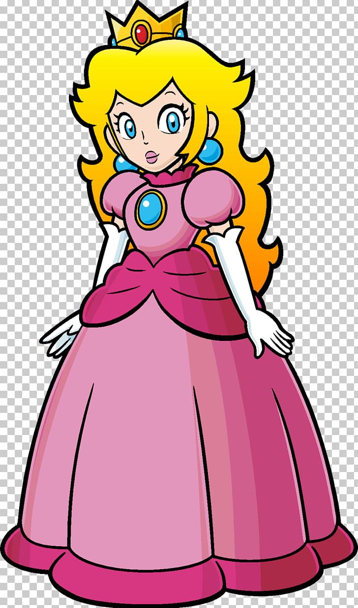 Super Princess Peach Princess Daisy Super Mario Bros. PNG, Clipart, Art, Artwork, Bowser, Dress, Fictional Character Free PNG Download