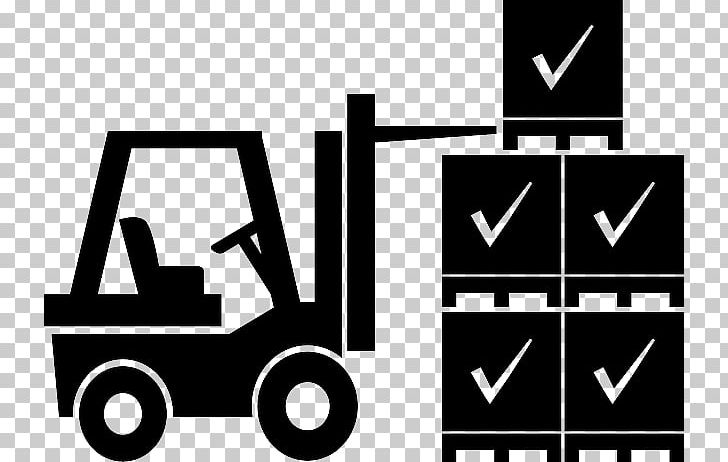 Forklift Warehouse Logistics PNG, Clipart, Angle, Black, Black And